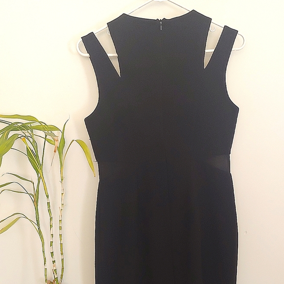 Forever 21 Little Black Dress wCutouts/Mesh Panels - Picture 6 of 9